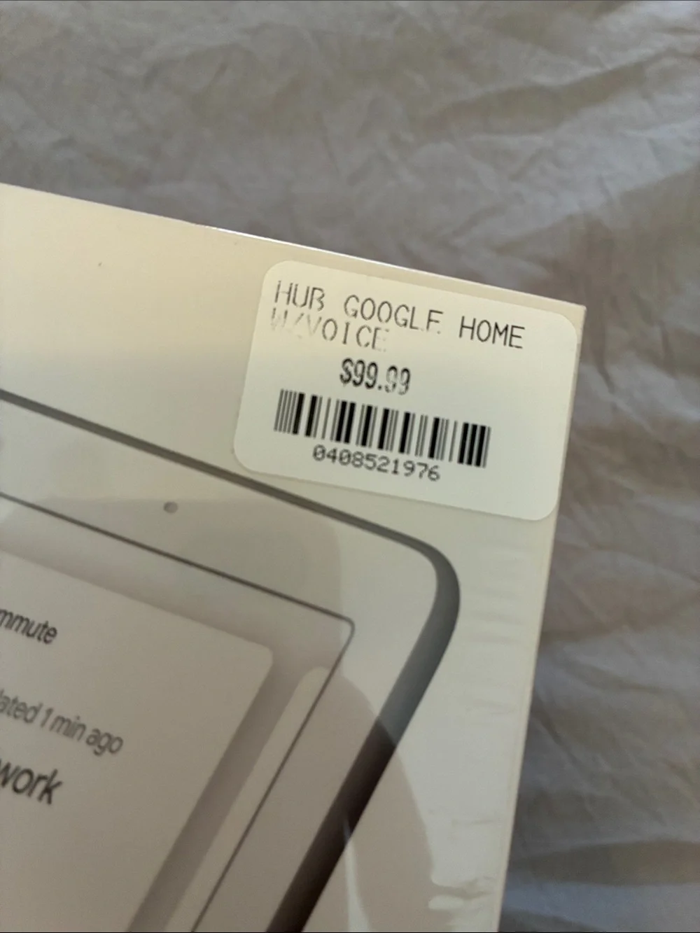 Google Home Hub Smart Display in Chalk and Charcoal